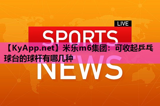 米乐m6集团:可收起乒乓球台的球杆有哪几种