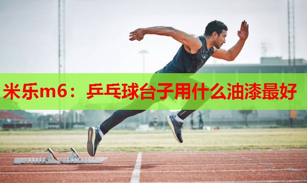 米乐m6:乒乓球台子用什么油漆最好