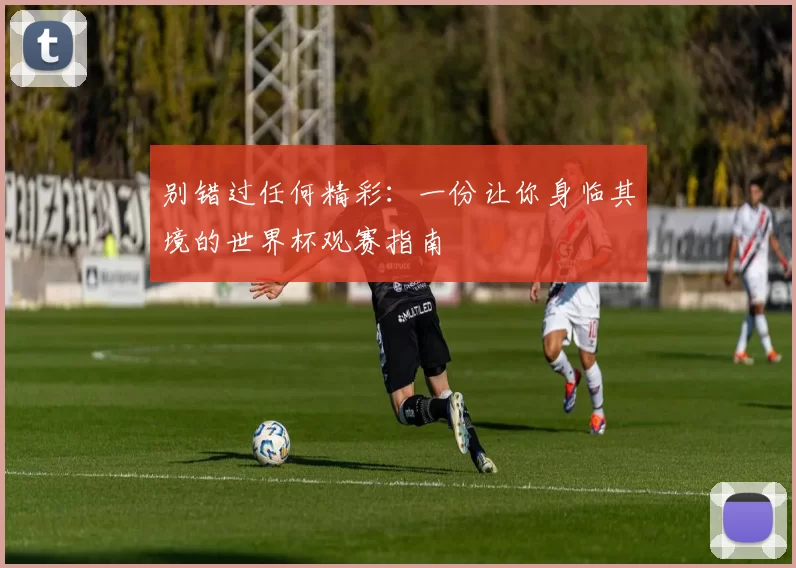 别错过任何精彩：一份让你身临其境的世界杯观赛指南